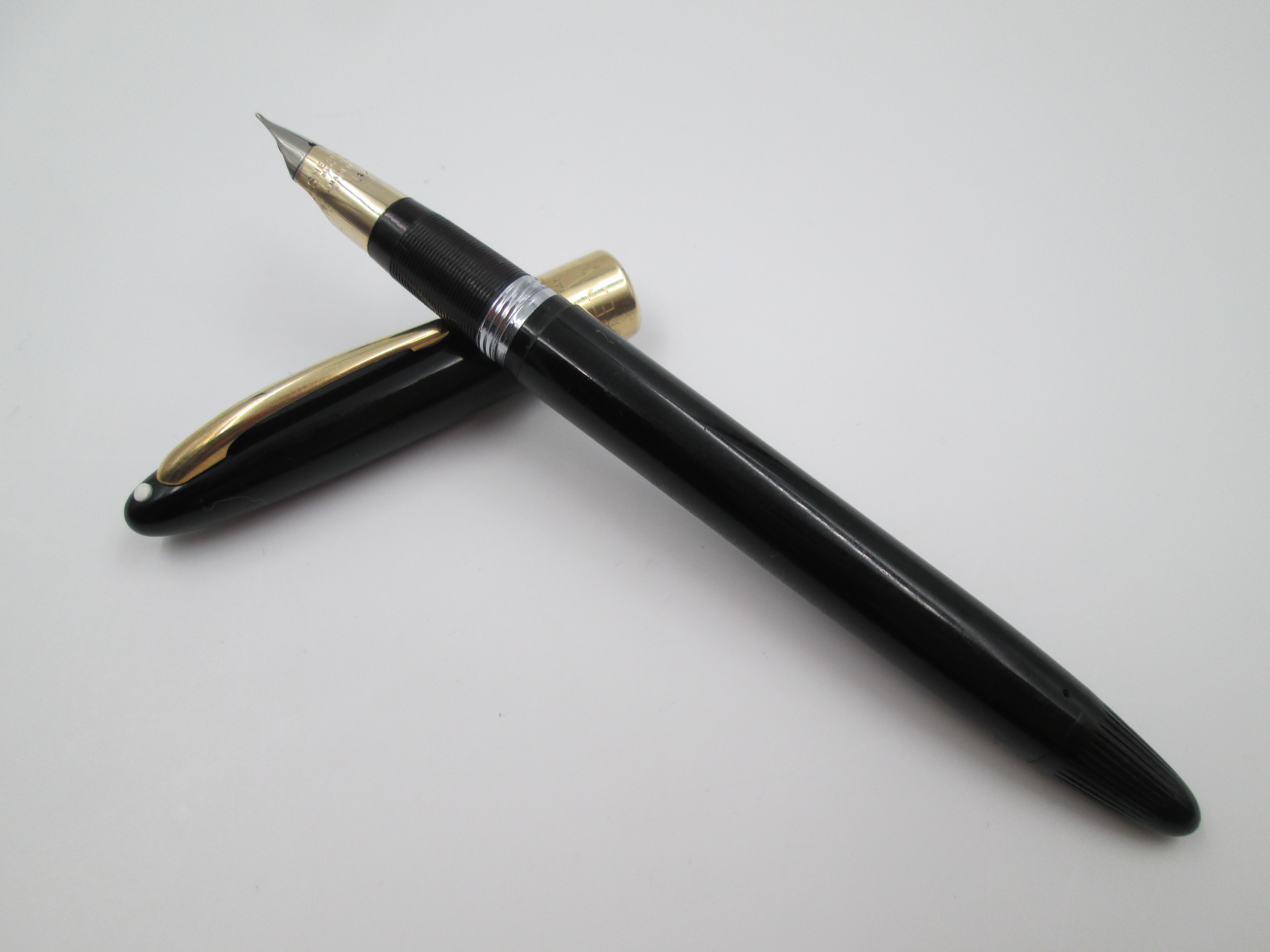 1950年代? SHEAFFER 万年筆 VALIANT Snorkel 14K 1950s Sheaffer