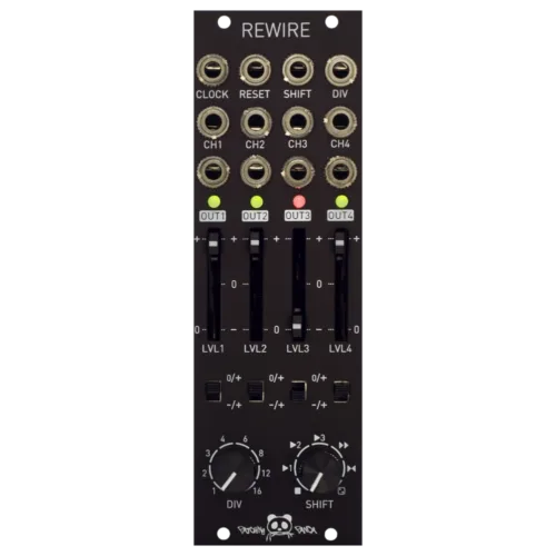 Endorphin.es Cockpit X 1U Eurorack Mixer Module (Black) - Elevator