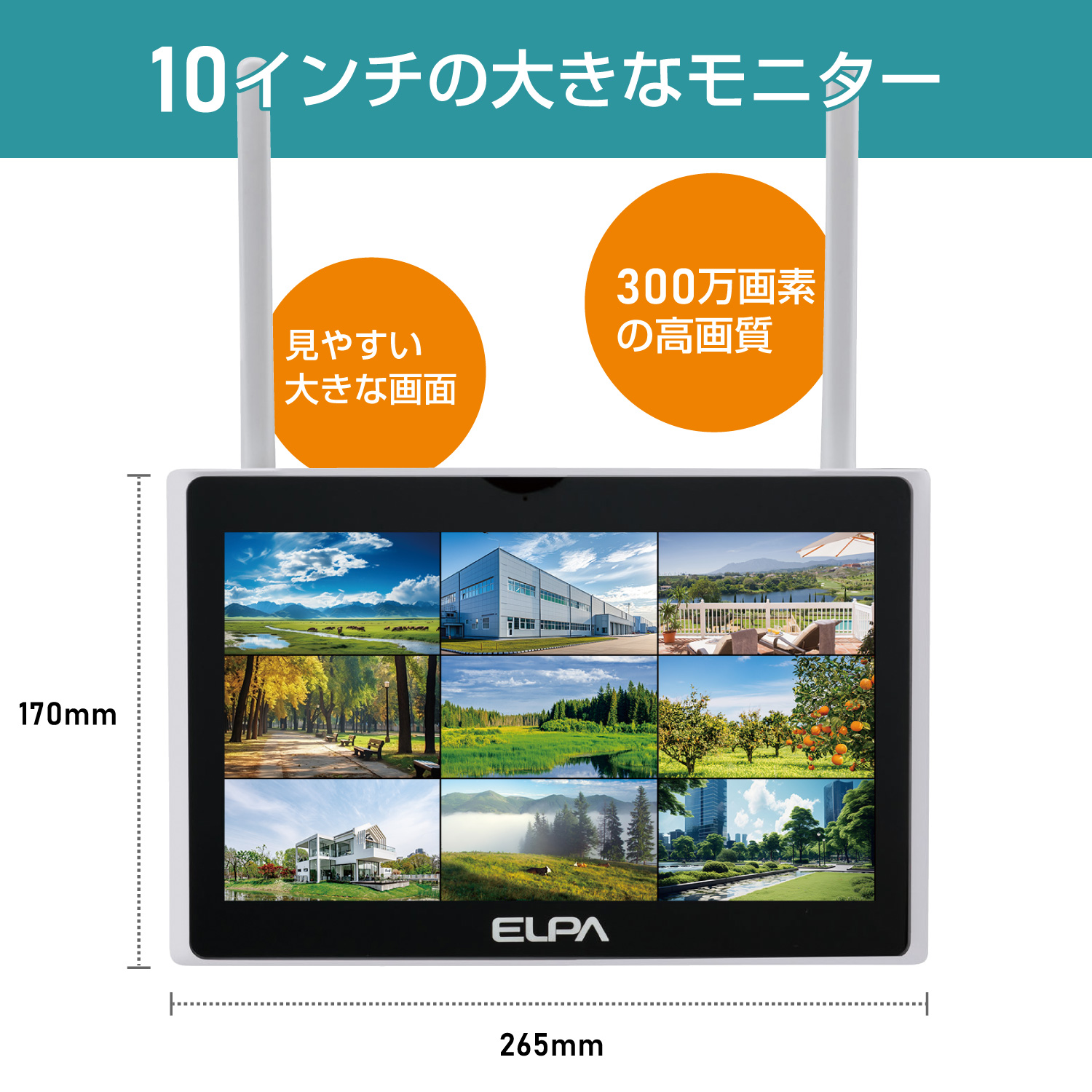 エルパ(ELPA) 防犯士が作ったスゴイ防犯カメラ 屋外用カメラカメラ