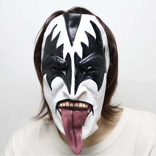 激レア】KISS ジーンシモンズ ラバーマスク デッドストック品ハロウィン