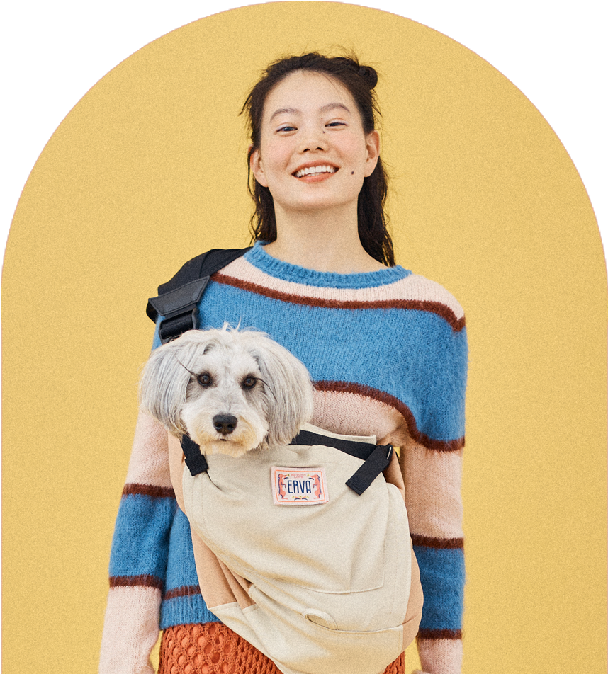 家族で共有ならマルチ・ドッグスリング 4-15kg対応｜ドッグスリング