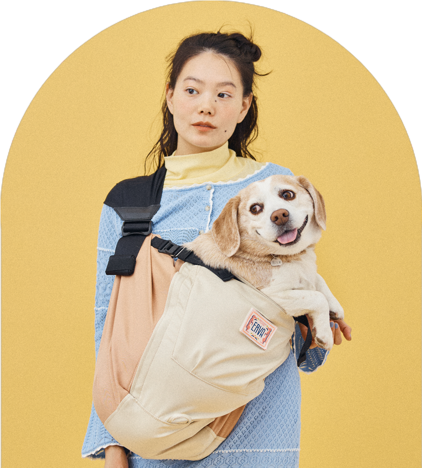 15-20kgの中型犬ならマルチ・ドッグスリング ｜ドッグスリング・犬の