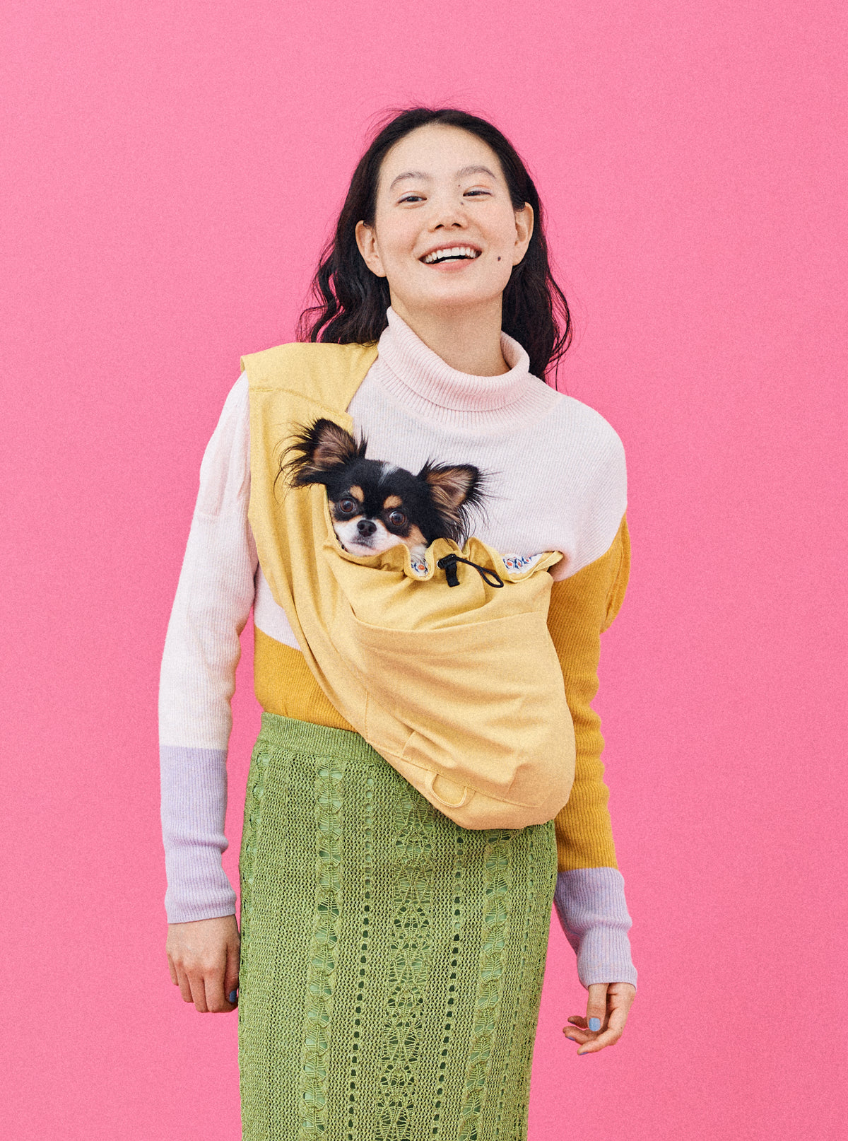 シングル・ドッグスリング 1-15kg対応│ドッグスリング・犬の抱っこ紐