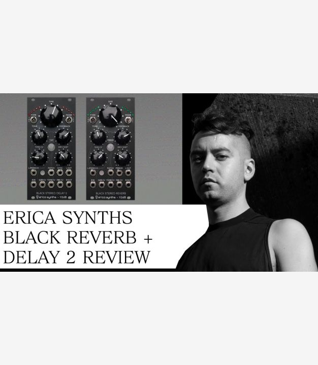 Black Stereo Reverb - Erica Synths