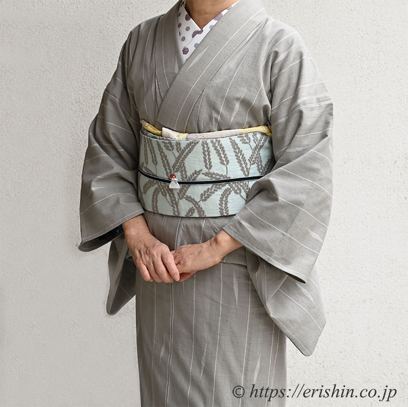 ミナペルホネンを二部式自由型作り帯へ（兵庫県 E様） 『着物・呉服