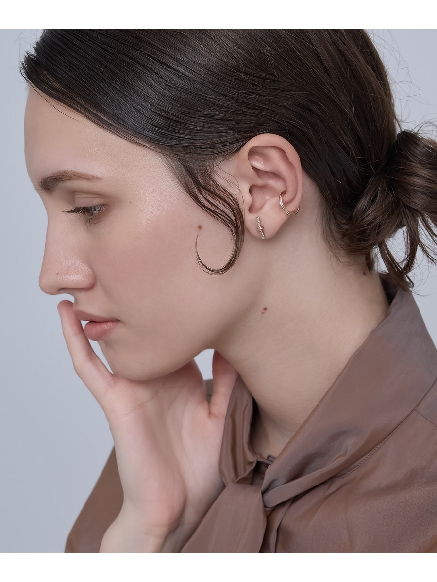 Hirotaka モスキート ダイヤモンドバーピアス <エストネーション別注