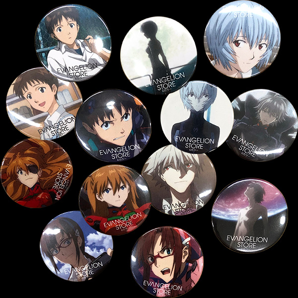 エヴァ シンジ カヲル タワレコ タワーレコード 缶バッジ 2点 新品未