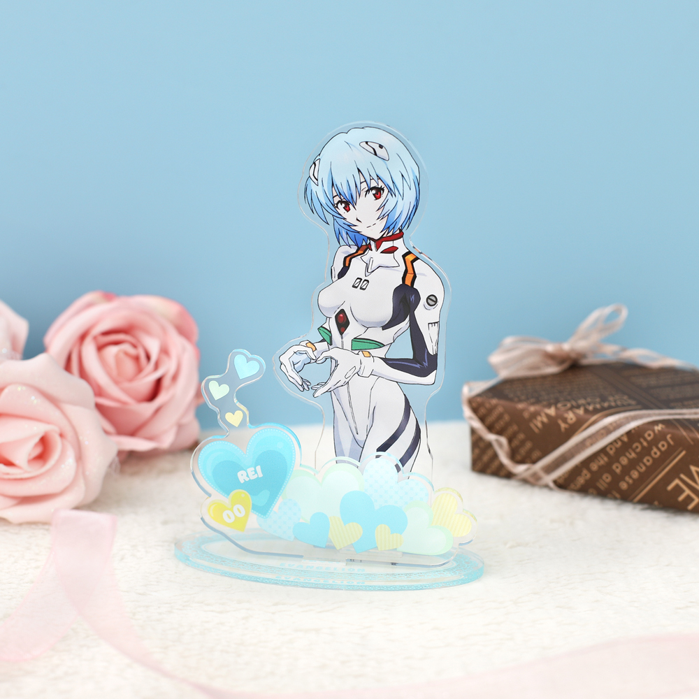 綾波レイ ハート缶バッジ 新世紀エヴァンゲリオン EVANGELIONクランチ