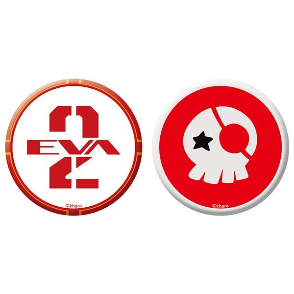 エヴァンゲリオン アスカ 2号機 缶バッジ タワーレコード アスカ