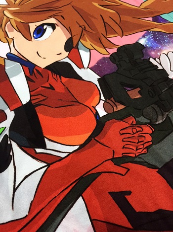 エヴァンゲリオンストア すしお氏描き下ろしイラスト アクリルキューブ