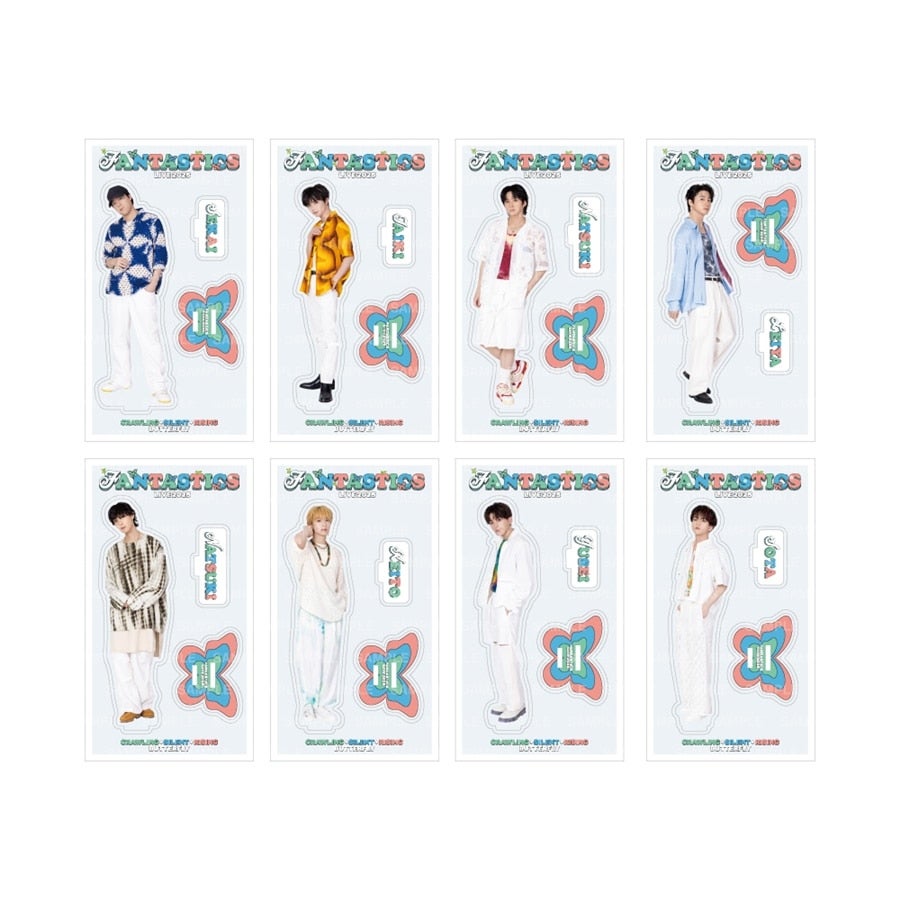 EXILE TRIBE STATION ONLINE STORE｜BUTTERFLY アクリルスタンド8種セット