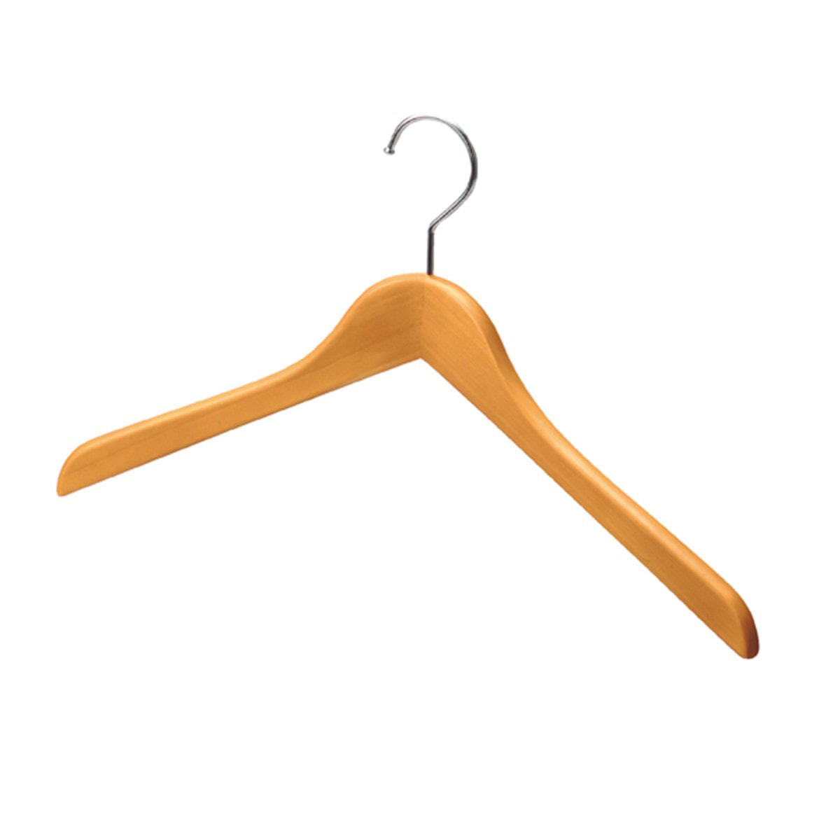 木製ハンガー ナチュラル 屈折型 W38cm(10本セット)の通販・卸売り