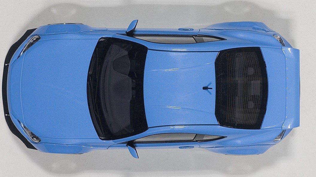 Toyota 86 Sky Metallic Blue Rocket Bunny w/Black Wheels AUTOart