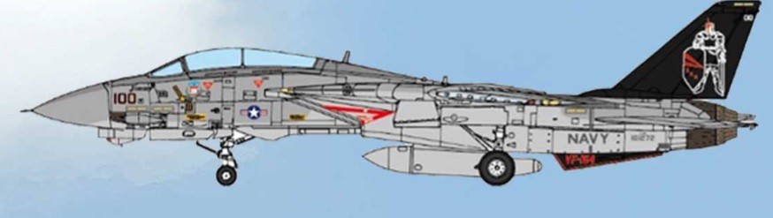 ユニマックス 1/72 F-14A トムキャット VF-154 ブラックナイツ 1/72 F