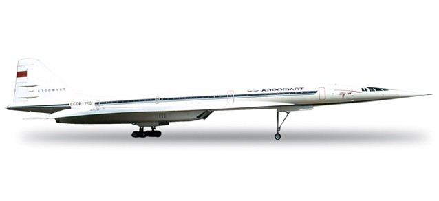 HERPA へルパウイングス 1/200 アエロフロート Tu-144 RARE Herpa