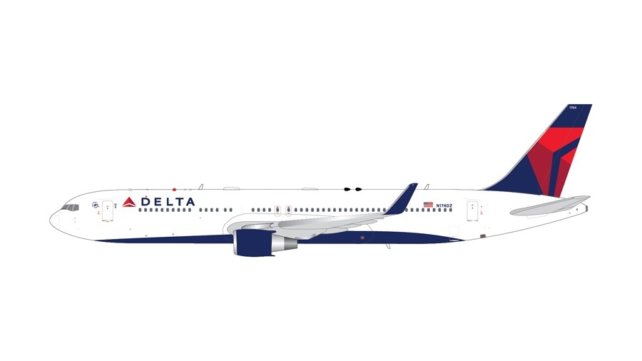 Delta Airlines B767-300ER Reg# N174DZ Gemini 200 G2DAL683 Scale 1