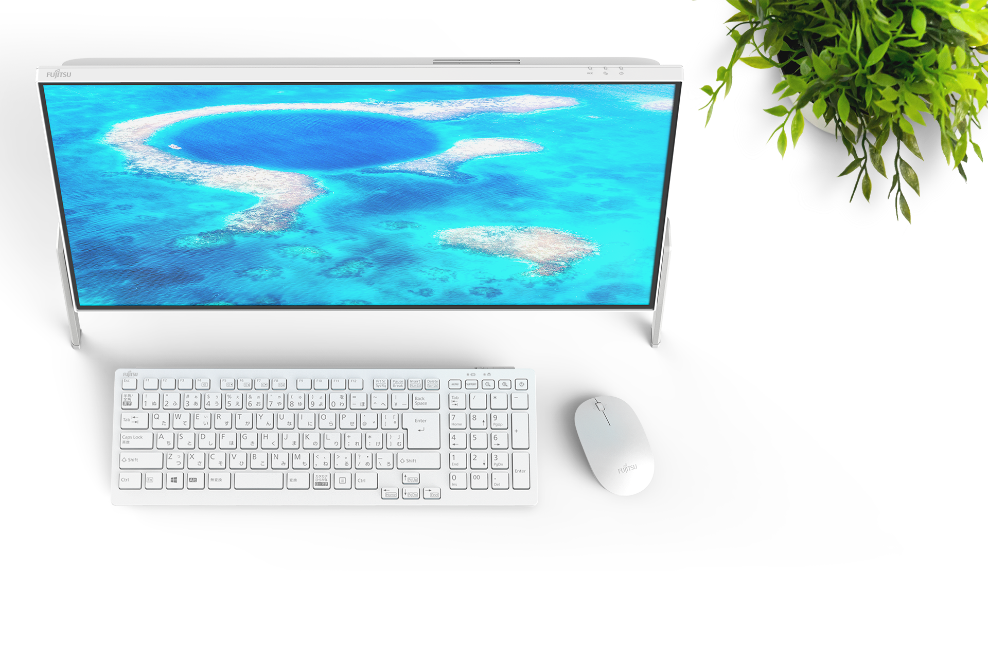 デスクトップパソコン FMV ESPRIMO スノーホワイト [23.8型