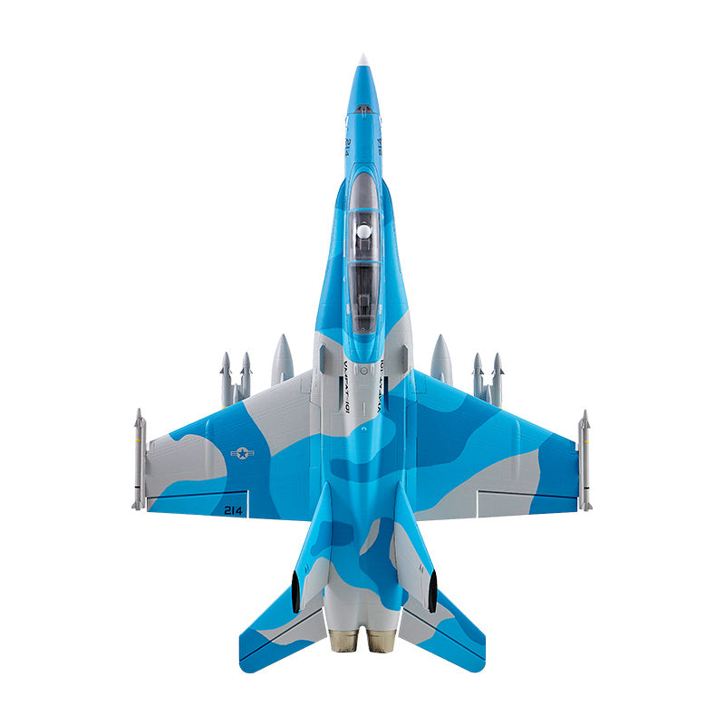 64mm F/A-18 Hornet EDF Jet | Blue Marine RC Plane PNP | FMS Hobby