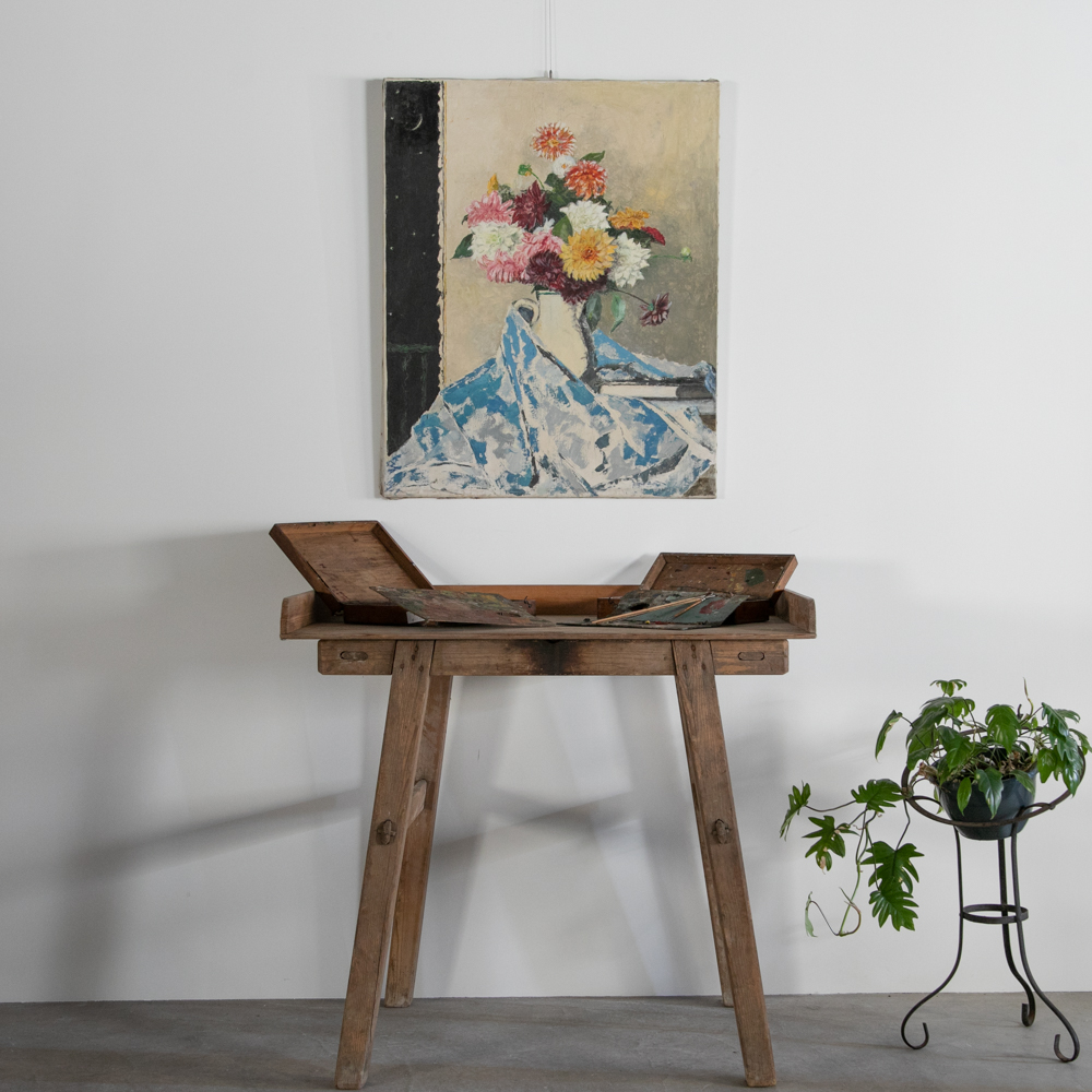 アンティークオイルペインティング – フランス、ヨーロッパの