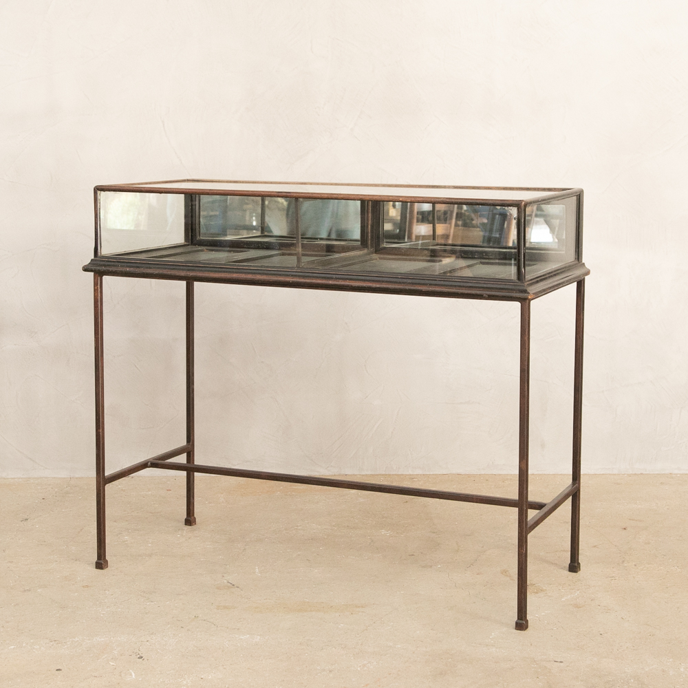 アンティークガラスショーケース – フランス、ヨーロッパの