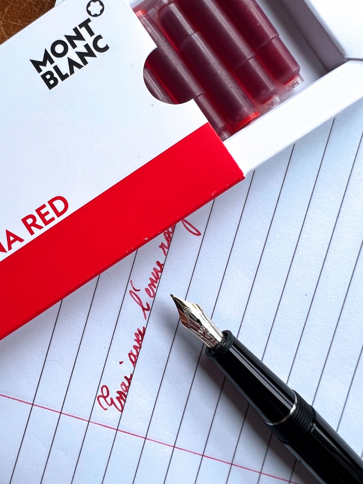 筆記具 Shin3588 Montblanc Scented Ink Red 筆記具 Shin3588