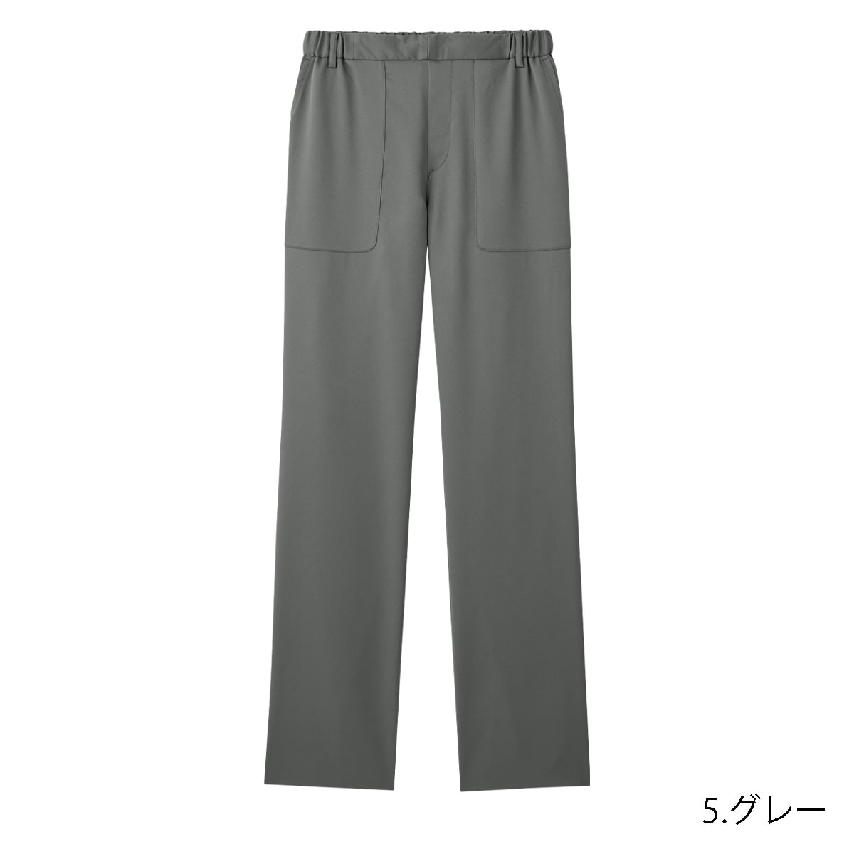 新品】PRIORITY 大人気のプリーツパンツ 秋冬限定のベロア地 Cグレー