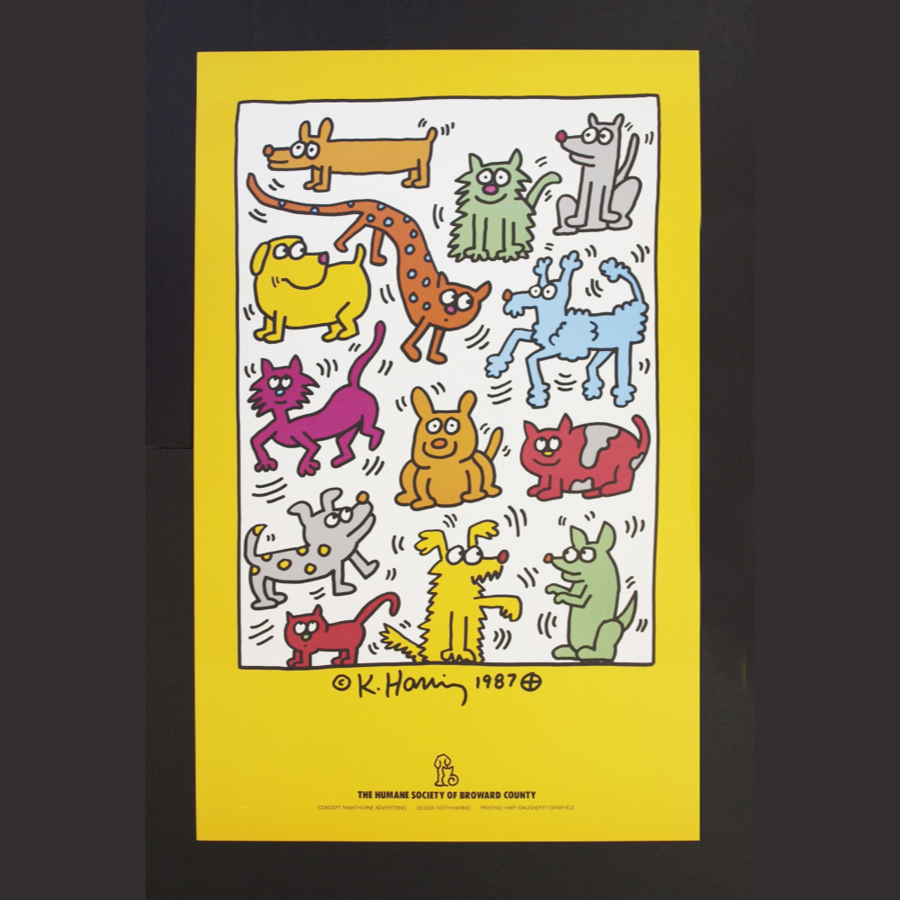 1987/キース・ヘリング【Keith Haring】ポスター | アトリエフォロン