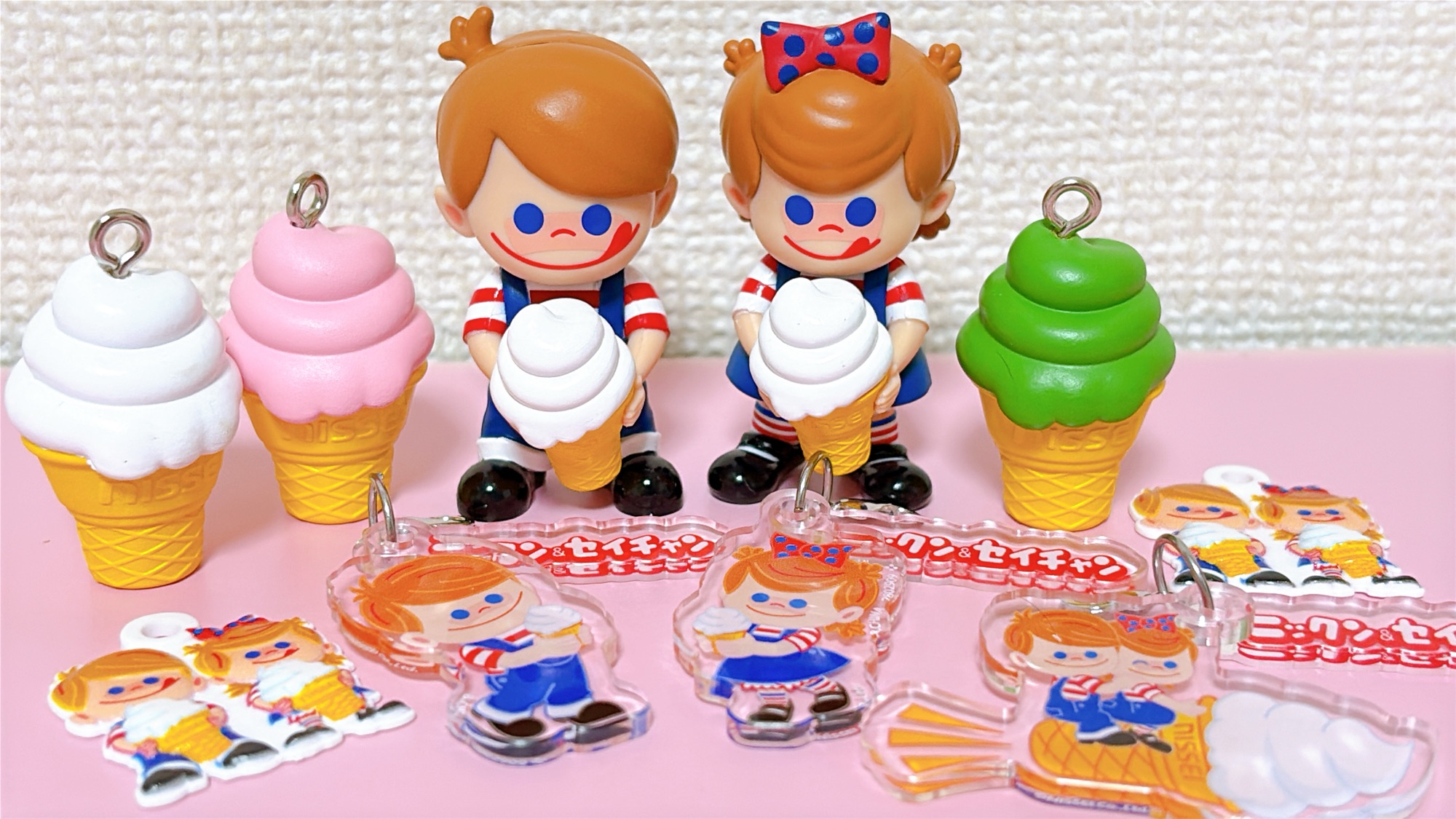 非売品】日世フィギュア ニックン&セイチャン アイスクリーム NISSAY