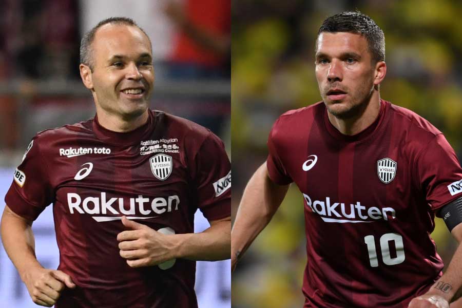 ヴィッセル神戸 ユニフォーム ビジャ イニエスタ ポドルスキヴィッセル