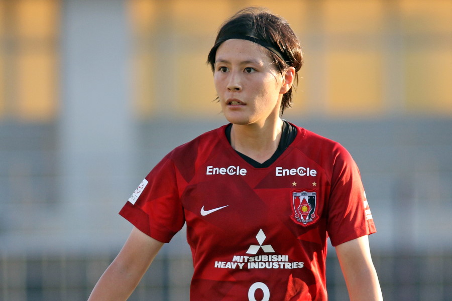 浦和レッズ レディース WEリーグ第12節 猶本光 シルエットTシャツ 黒L