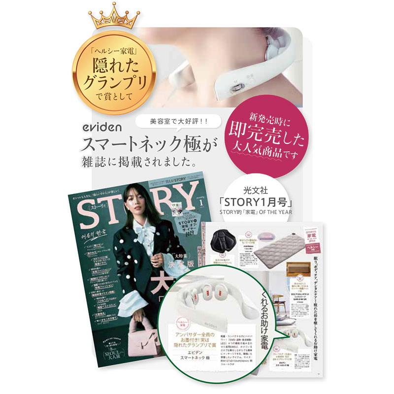 正規販売店】eviden スマートネック極 HL-SK53 エビデン 首用EMS