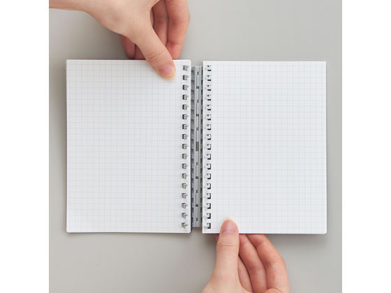 リヒトラブ hirakuno ツイストノート A6タテ ホワイト N1671-0 通販