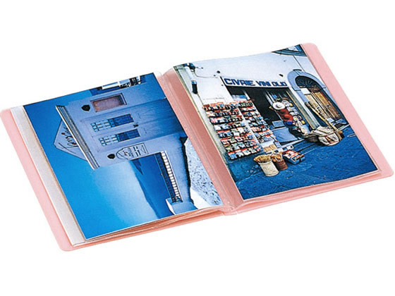 コクヨ ポストカードホルダー キャリーオール A6 桃 10冊 ハセ-6P 通販