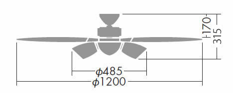 ダイコー製シーリングファンライト【DJE018】【生産終了品】｜<公式
