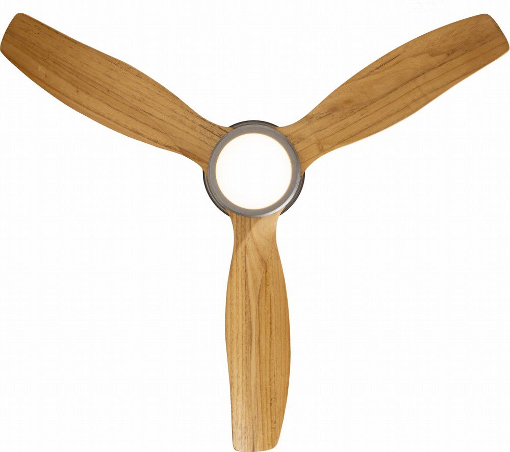 LED 電球色 1灯 薄型 軽量 BAR WOOD CEILING FAN CF-006DCNT ハモサ製