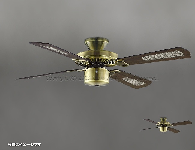 即日発送 大風量 軽量 羽根変更モデル(デザイン：ラタン柄) コイズミ製