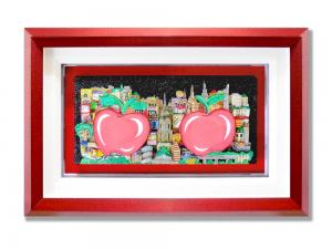 美品】チャールズ・ファジーノDental Offices パステル画 額特注