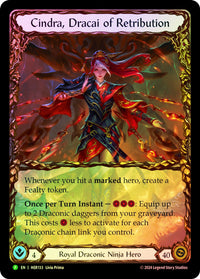 Cindra, Dracai of Retribution (Promo) - Flesh & Blood TCG – FaB