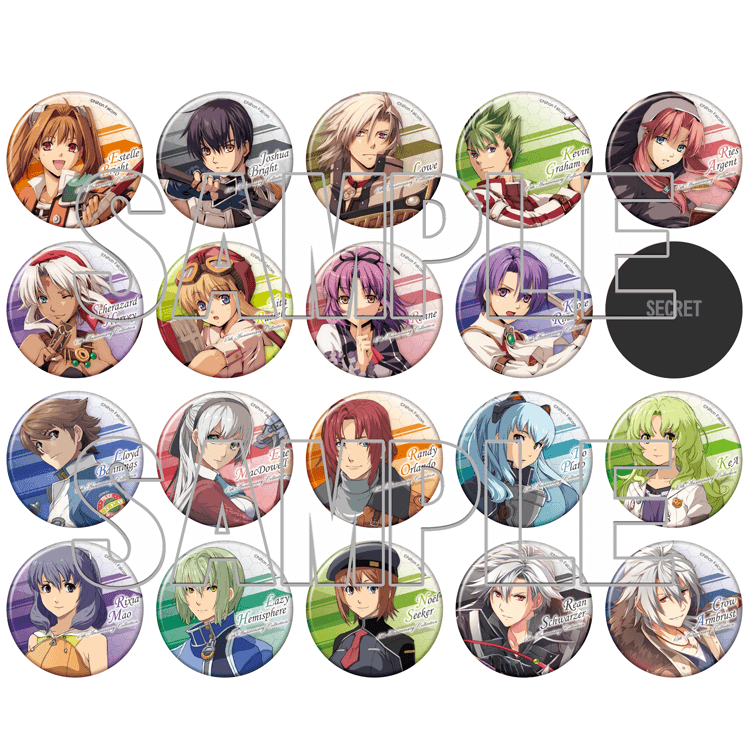 軌跡シリーズ15周年記念トレーディング缶バッジ（全20種） | 日本