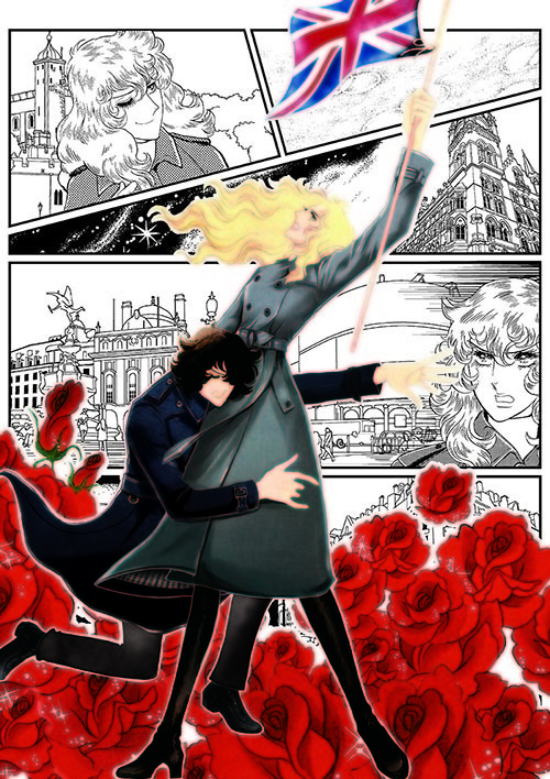 アクアスキュータム×『ベルサイユのばら』、全国の店舗にコラボ