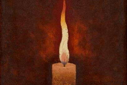 洋画家・髙島野十郎の展覧会が大阪で、《蝋燭》《月》など約150点から