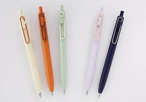 5本セット ユニボールワンF ペリウィンクル 泡沫 三菱鉛筆のボールペン