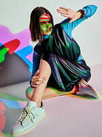 アディダス オリジナルスのスニーカー「スタンスミス ラックス」グレー