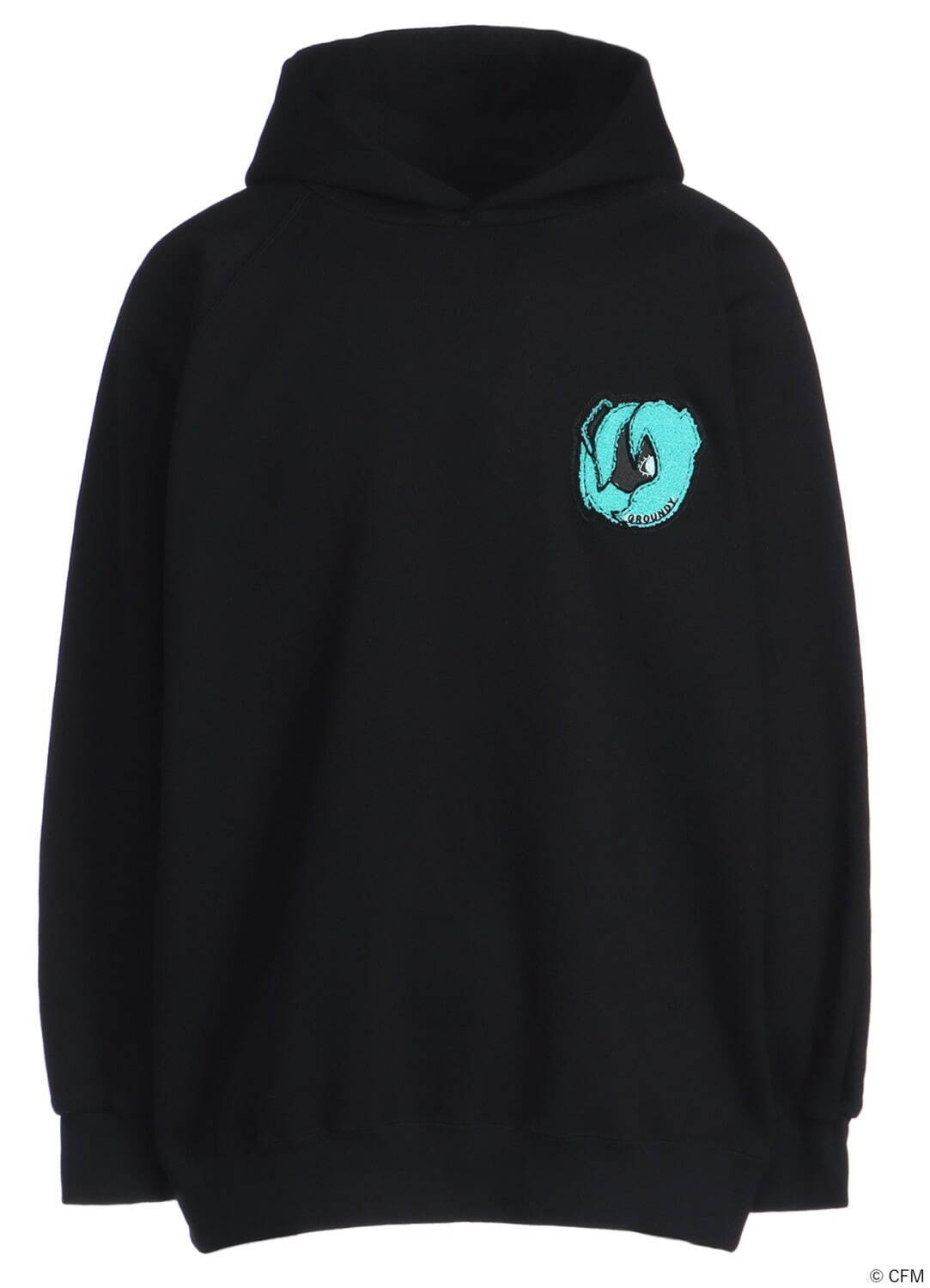 Ground Y×「初音ミク」ミクの髪の毛グラフィック＆フェイスプリントT