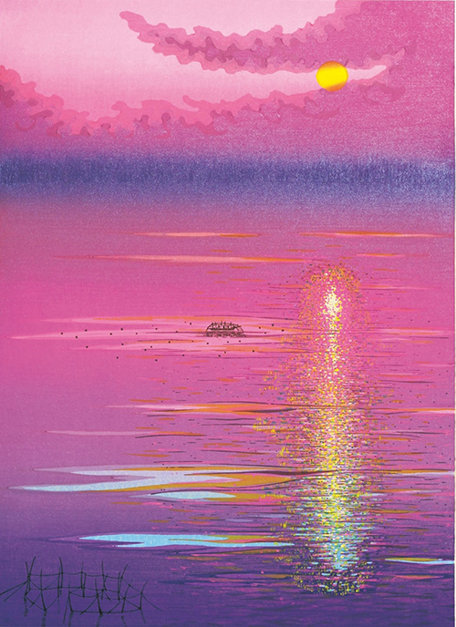 木版画作家・牧野宗則の個展、「富嶽二十景 ー 日本のこころ展」が渋谷