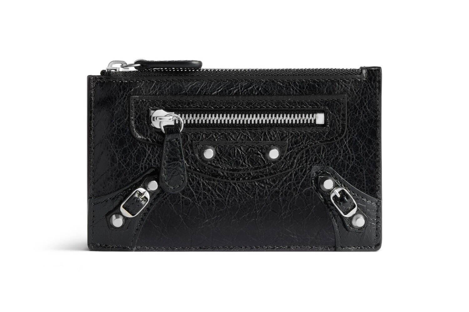 バレンシアガ「ル シティ」レザーグッズ、スタッズ＆ジップを配した