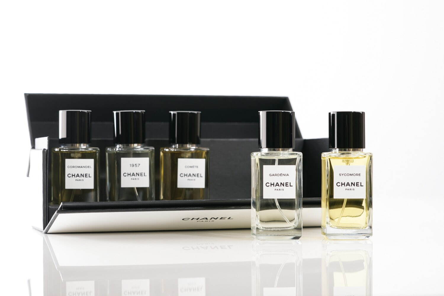 CHANEL セット CHANEL La Collection 2024 Padlock Key Holder Black