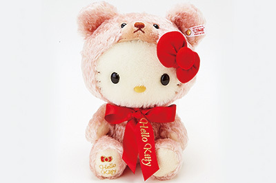 ハローキティ くま 着ぐるみ マスコット ぬいぐるみ サンリオ 2010