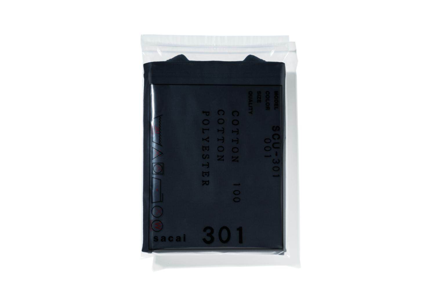 sacai初の2枚組パックTシャツ - ネックラインのステッチワーク入り