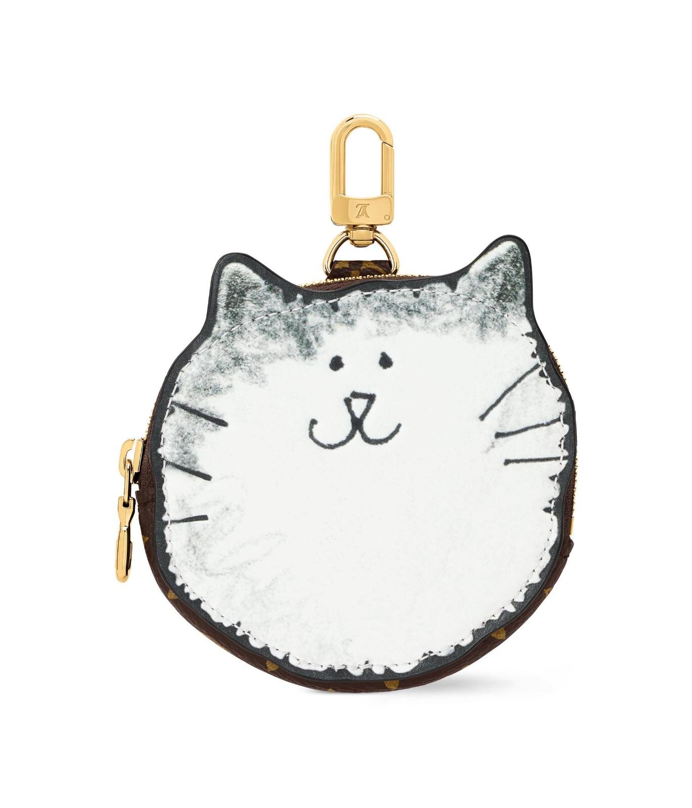 ルイ・ヴィトン、手描き風“猫”モチーフのモノグラムショルダーバッグ